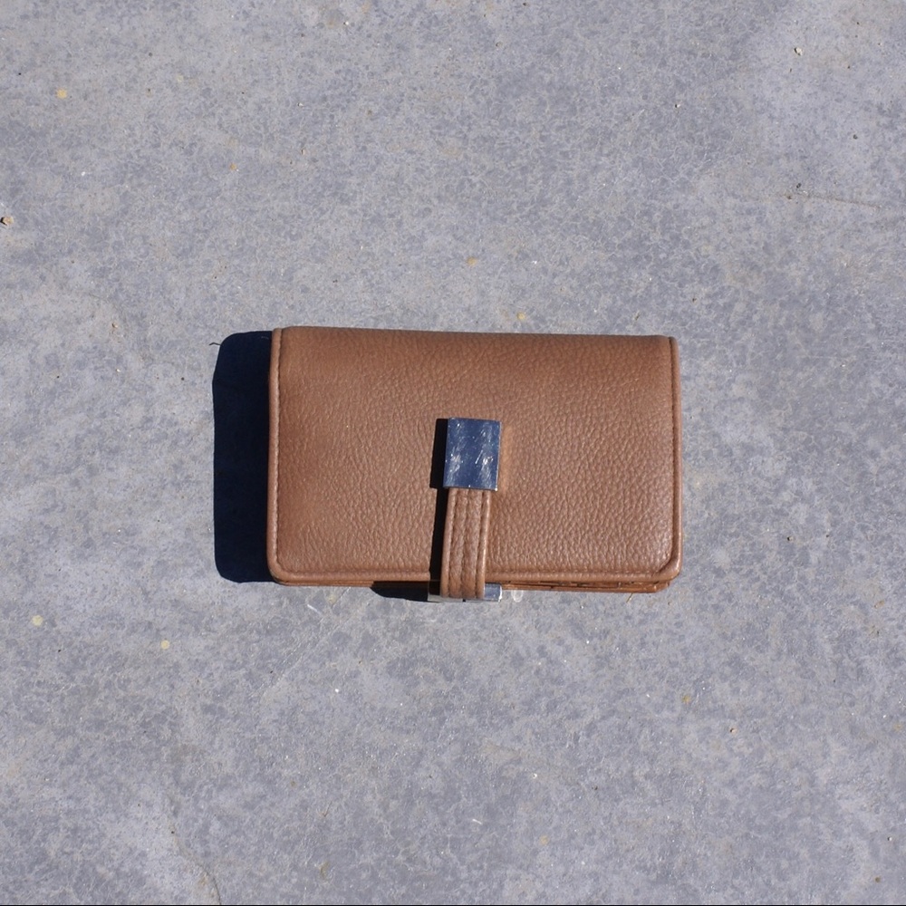 Brown Faux Leather Wallet